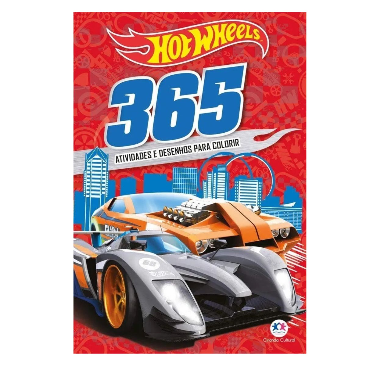Kit Livro Hot Wheels - 365 Atividades E Desenhos Para Colorir + Kit Mini Carro Colors Kit Livro Hot Wheels - 365 Atividades E Desenhos Para Colorir + Kit Mini Carro Colors